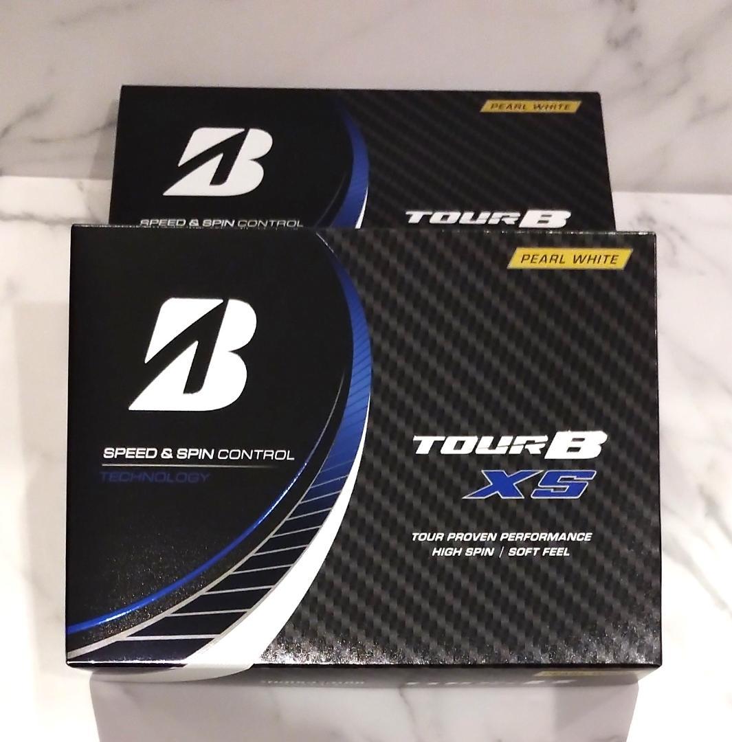ブリヂストン TOUR B XS パールホワイト(２ダース)