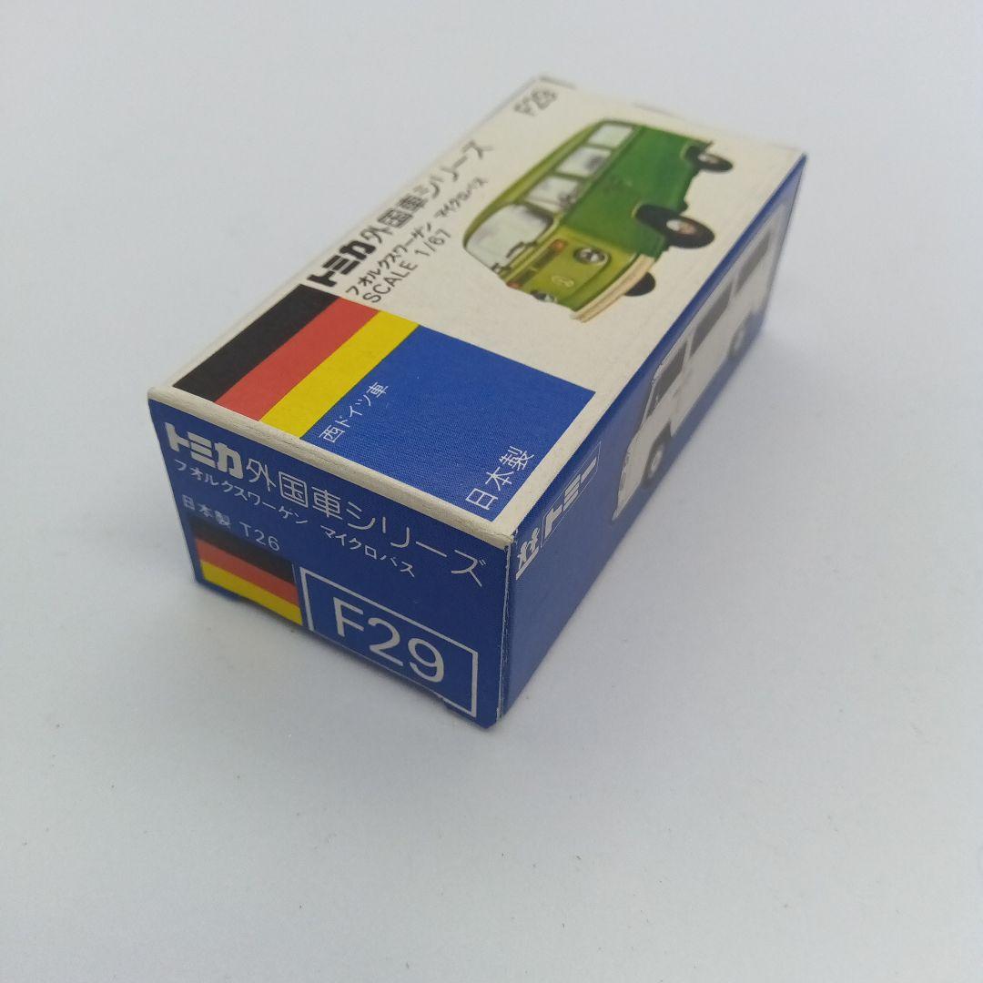 丸栄特注トミカ 名古屋オリンピック88 フォルクスワーゲンマイクロバス 赤☓白