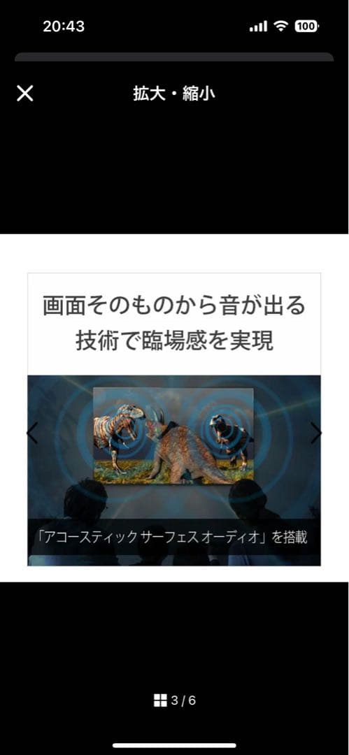 SONY 4K有機ELテレビ KJ-48A9S 48インチ 2020年製　限定品