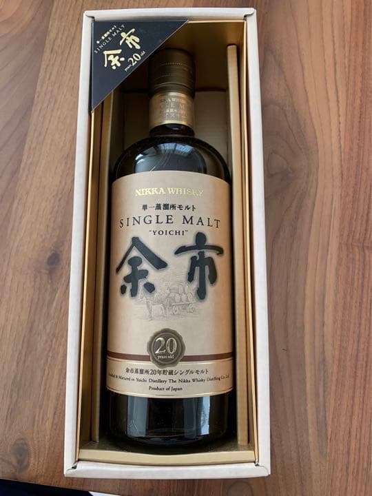 ニッカウヰスキー シングルモルト 余市20年700ml