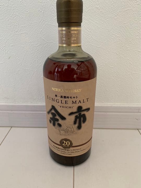 ニッカウヰスキー シングルモルト 余市20年700ml