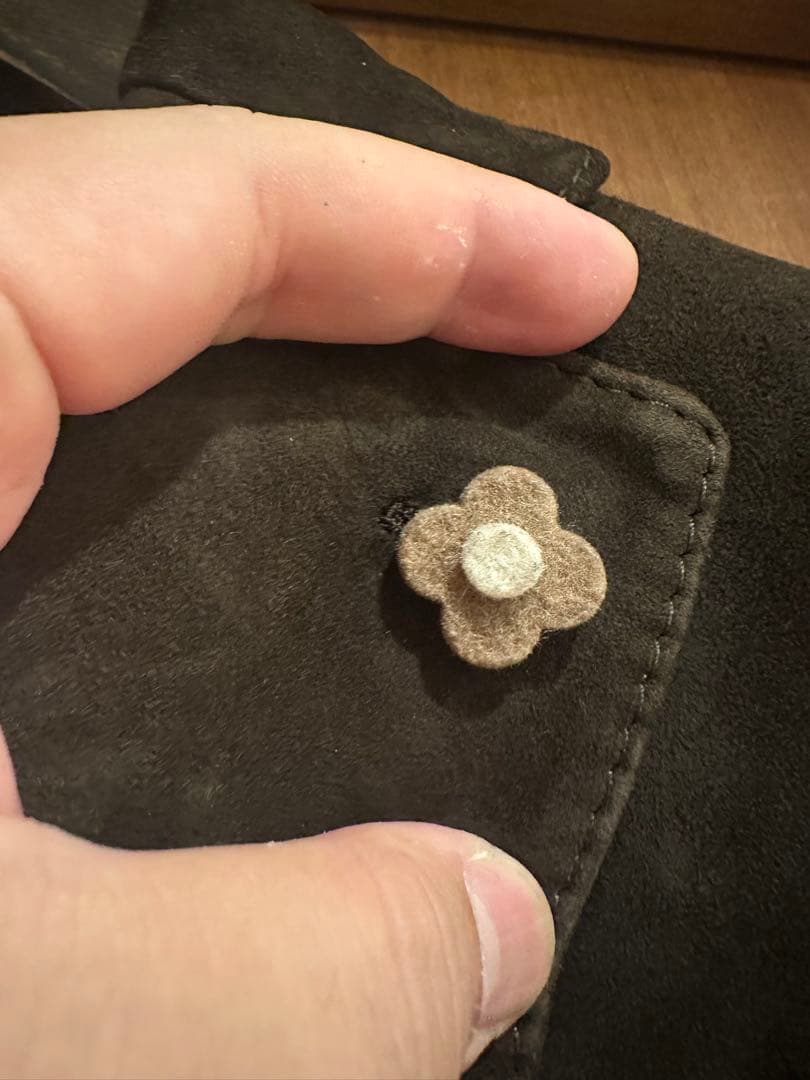 サービス品⭐️LARDINI ダークブラウン レザー テーラードジャケット