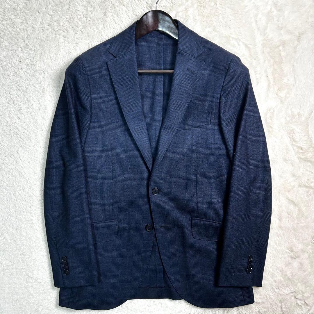 グリーンレーベルリラクシング　カノニコ　アンコン仕立て　セットアップ　チェック柄