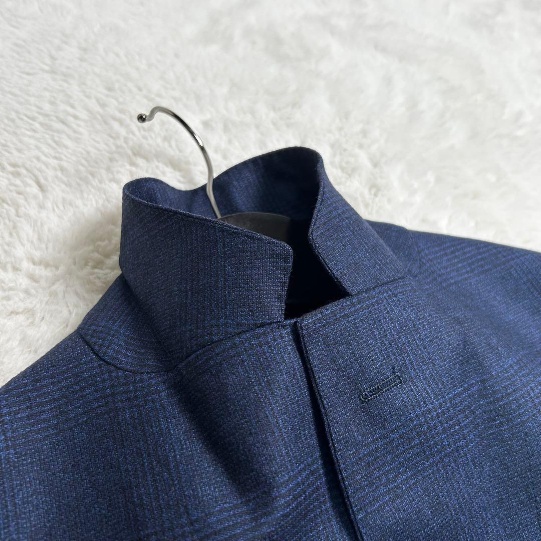 グリーンレーベルリラクシング　カノニコ　アンコン仕立て　セットアップ　チェック柄