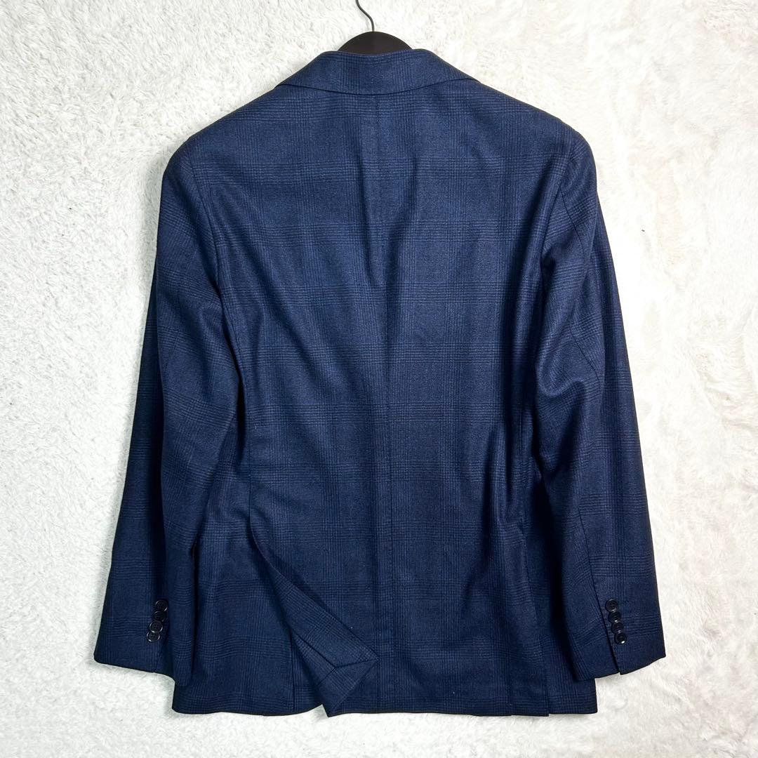 グリーンレーベルリラクシング　カノニコ　アンコン仕立て　セットアップ　チェック柄