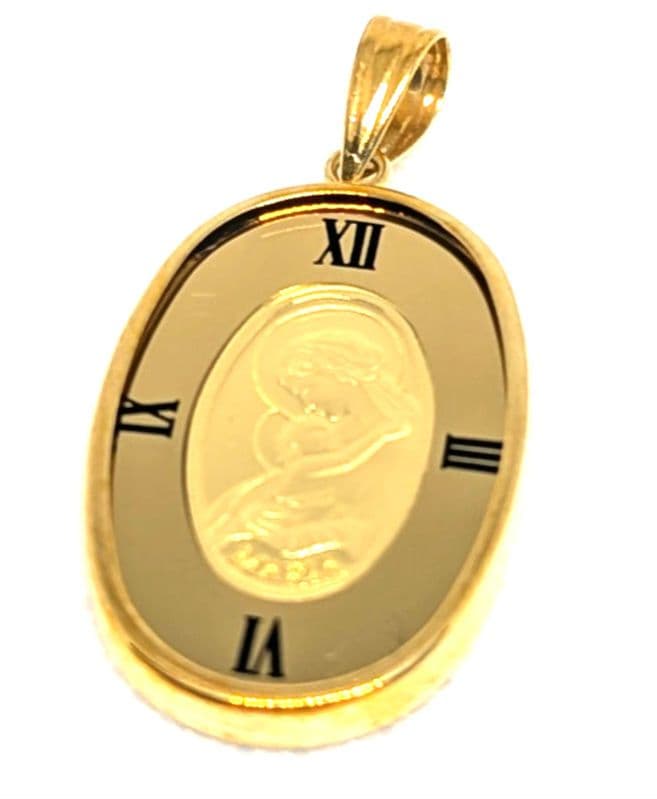 マリアペンダントトップ　24金　18金