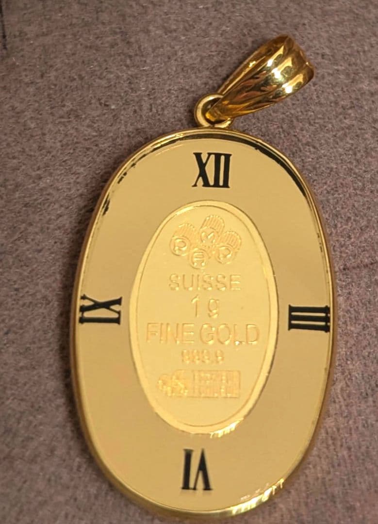 マリアペンダントトップ　24金　18金