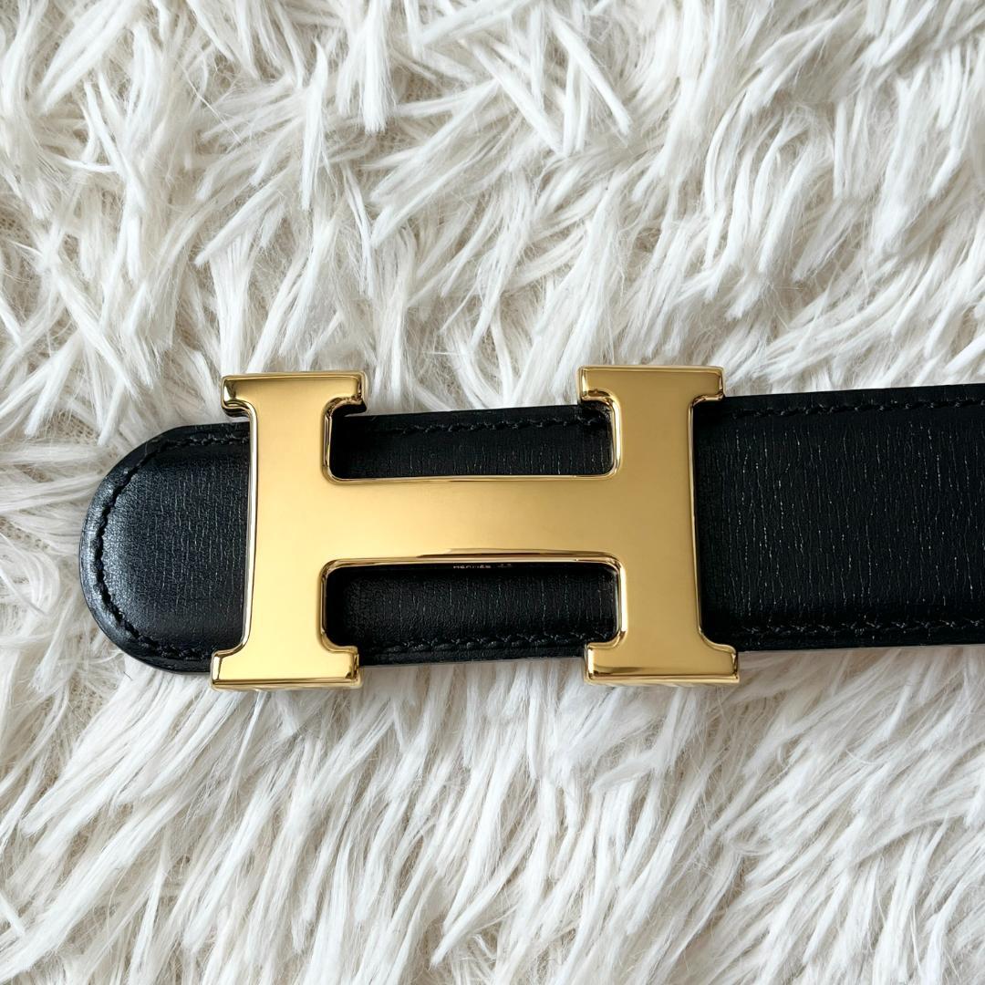 国内正規✨未使用級 エルメス コンスタンス 黒×ブラウン 金 リバーシブル 65