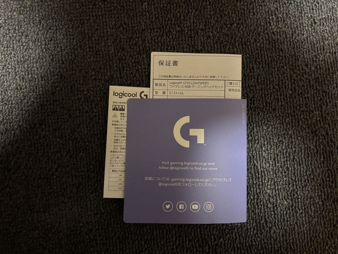 Logicool G733 K/DA コラボ ヘッドセット