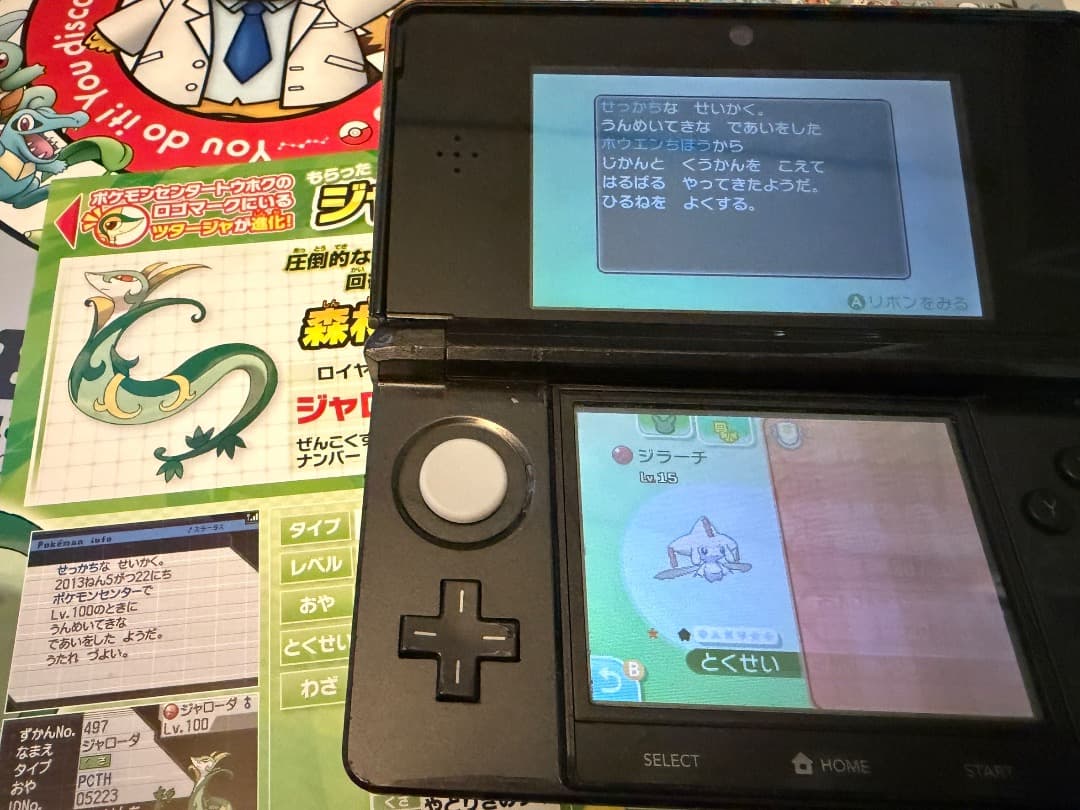 ポケモン　ムーン　ソフト　配布多数　チラシ付き