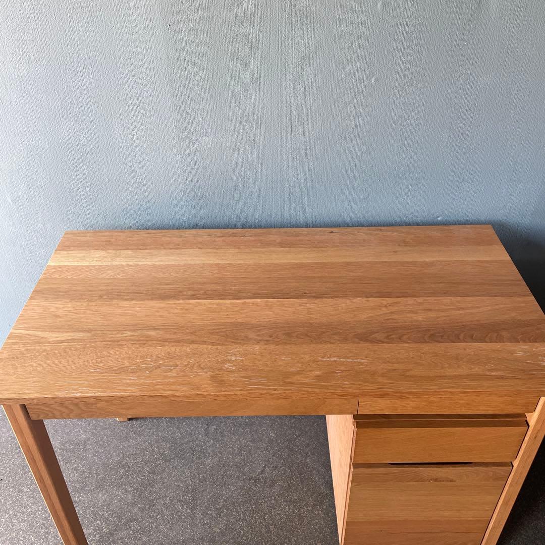 無印良品　デスク　タモ材　机のみ