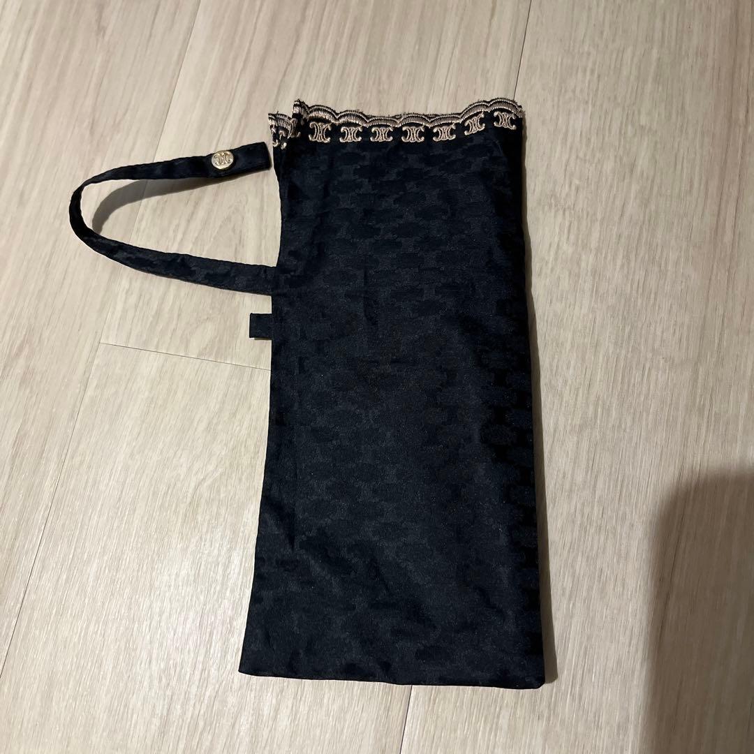 セリーヌ　折りたたみ日傘　ケース付き