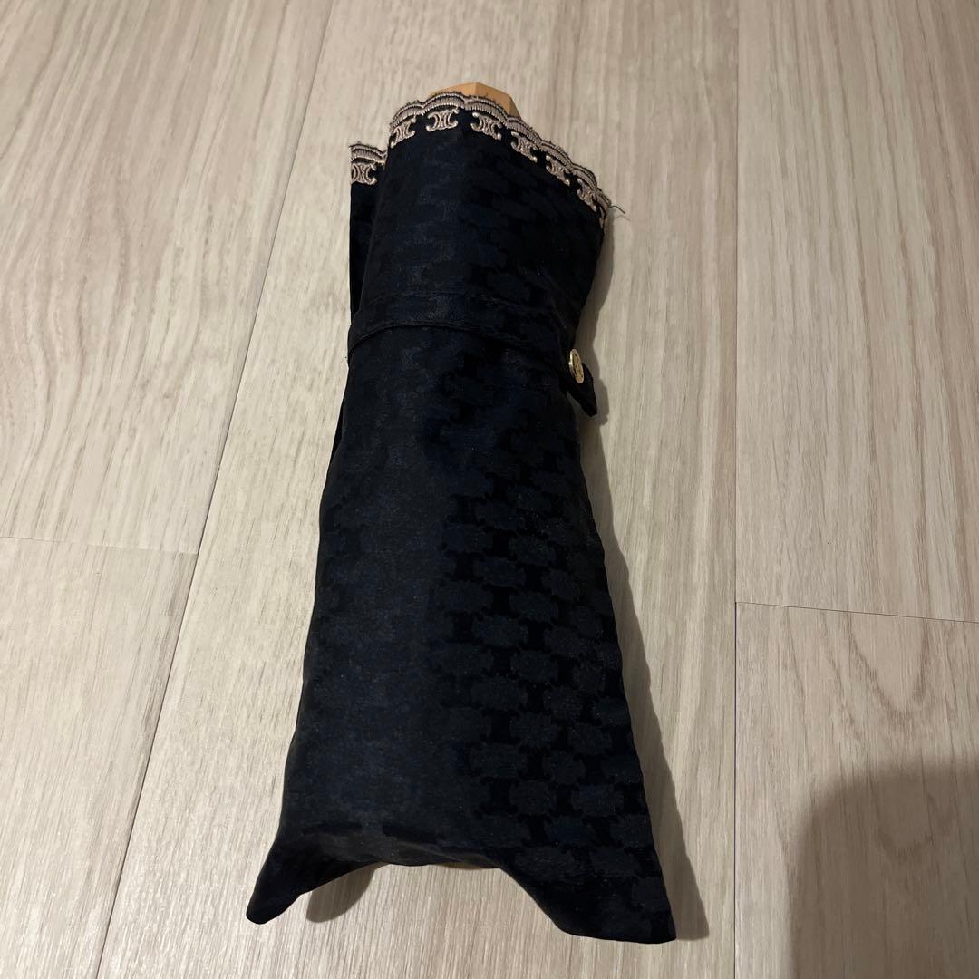 セリーヌ　折りたたみ日傘　ケース付き