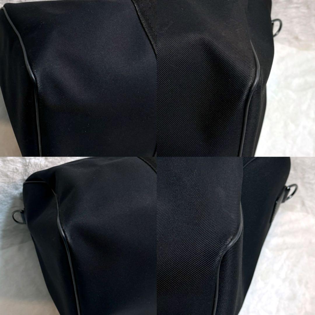 【美品】ハンティングワールド　ボストンバッグ　大容量　旅行　ハンドバッグ　黒