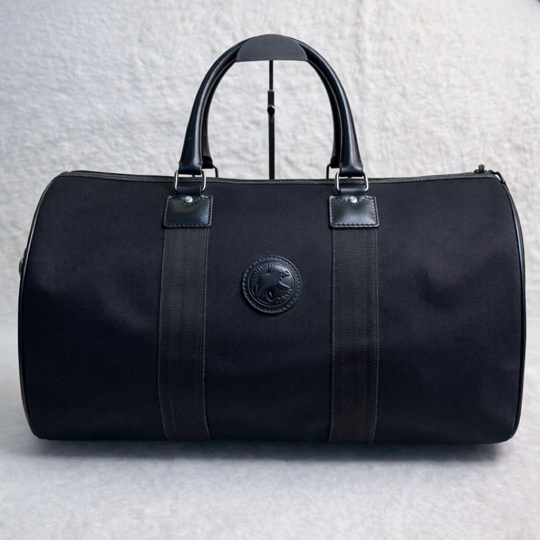 【美品】ハンティングワールド　ボストンバッグ　大容量　旅行　ハンドバッグ　黒