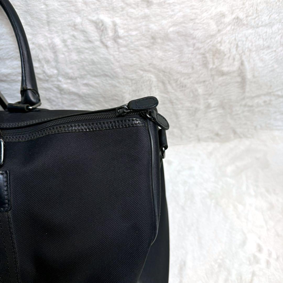 【美品】ハンティングワールド　ボストンバッグ　大容量　旅行　ハンドバッグ　黒