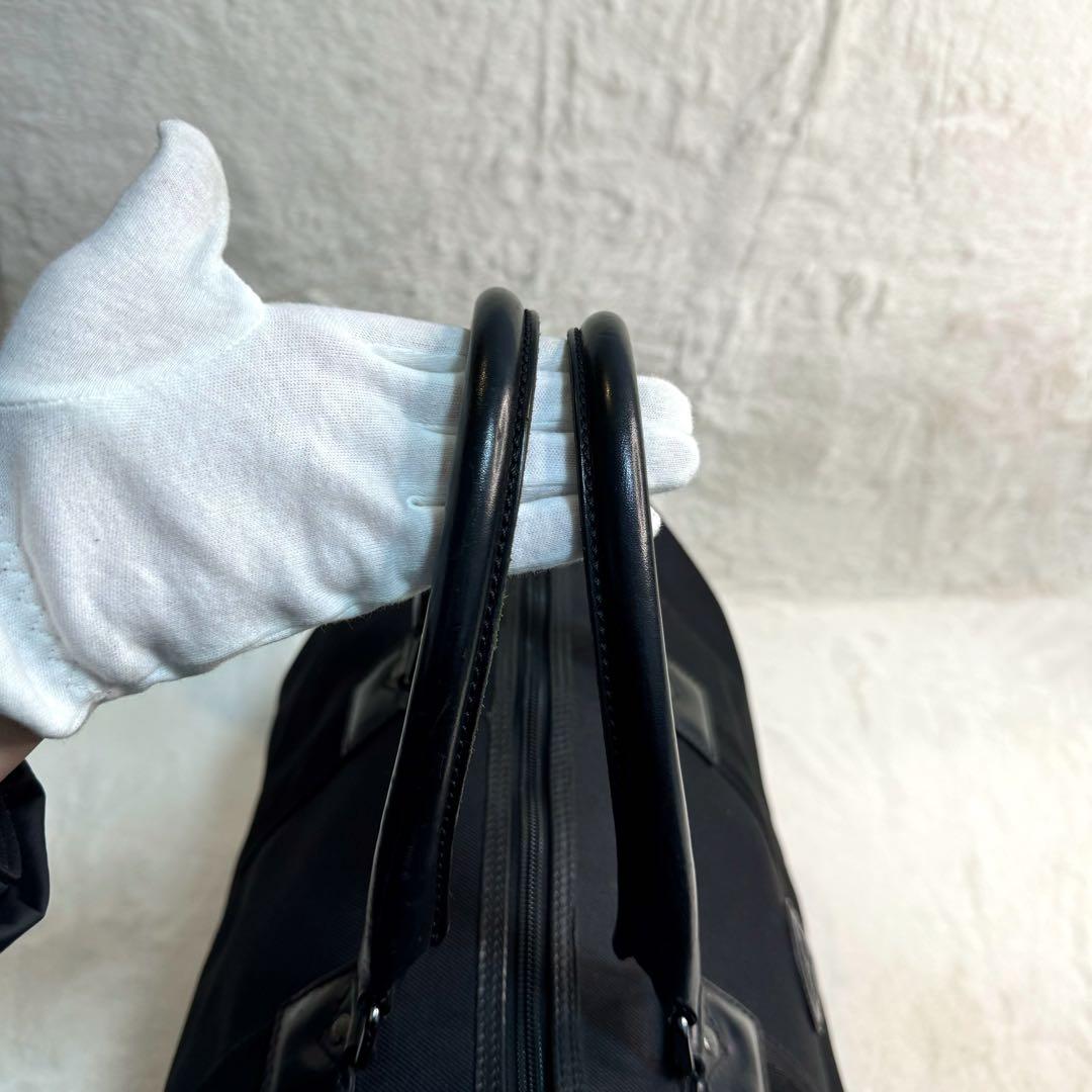 【美品】ハンティングワールド　ボストンバッグ　大容量　旅行　ハンドバッグ　黒