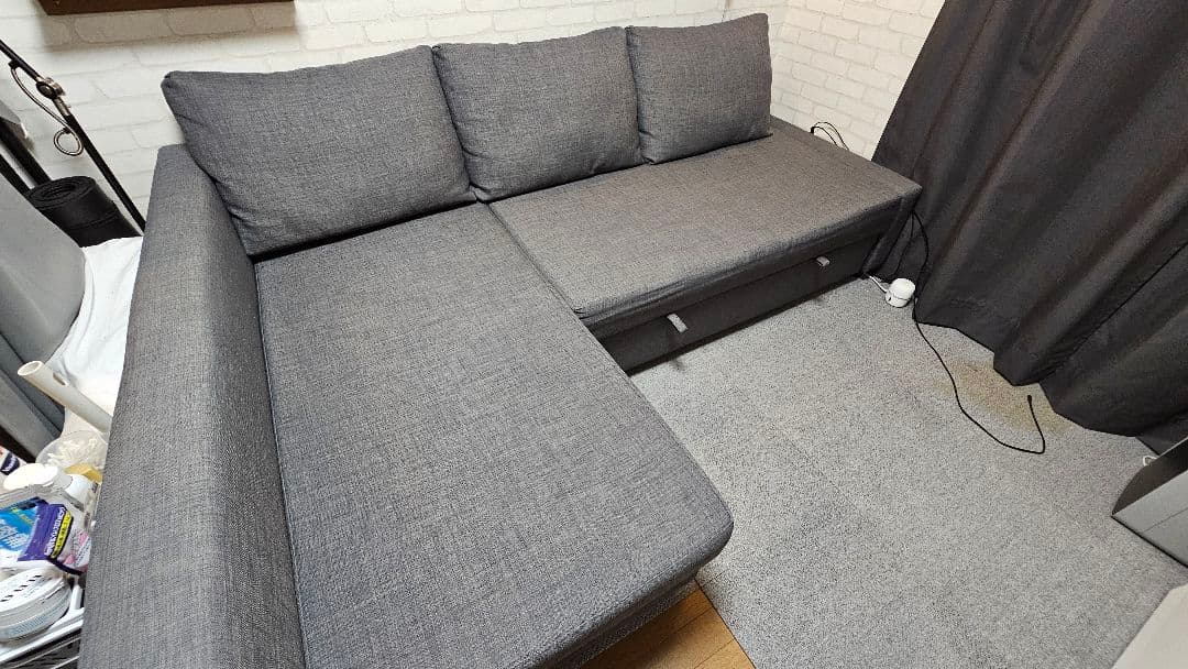 【Pickle】FRIHETEN フリーヘーテン コーナーソファベッド