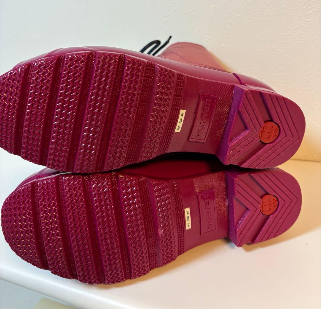 極美品　ハンター レインシューズ スノーブーツ 24センチ シューズブーツ