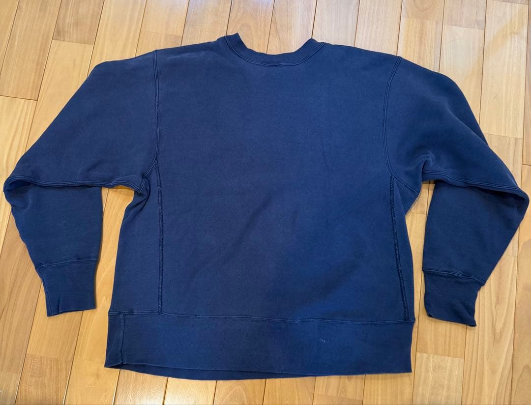 完全目なし　リバースウィーブ　ネイビー　フェード　トリコタグ中期