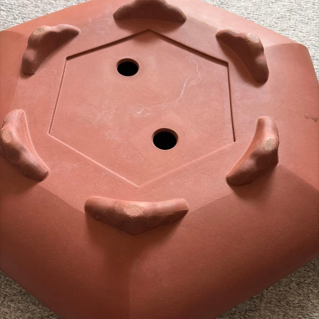 植木鉢　鉢　六角　盆栽　盆景