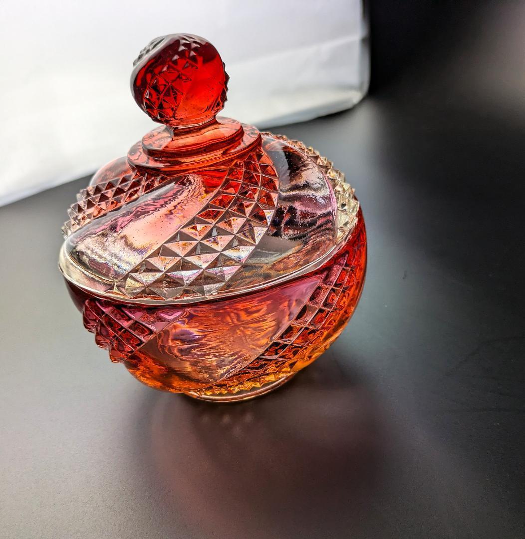 丸く可愛いボンボニエール★バカラ セルポンティーヌ レッド 赤 12㎝ 1920