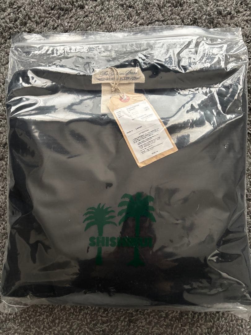 SHISHIKUI / Brushed Crew / BLACK Ｓサイズ