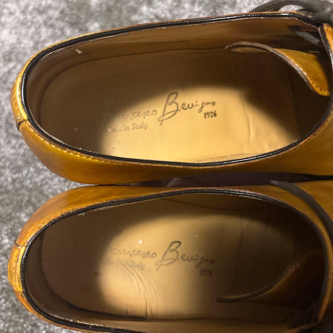 FRANCESCO BENIGNO サイドレースシューズ