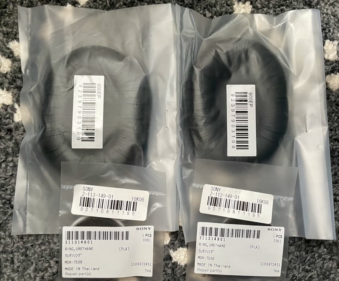 SONY MDR-CD900ST イヤーパッド新品交換済み　ヘッドフォン