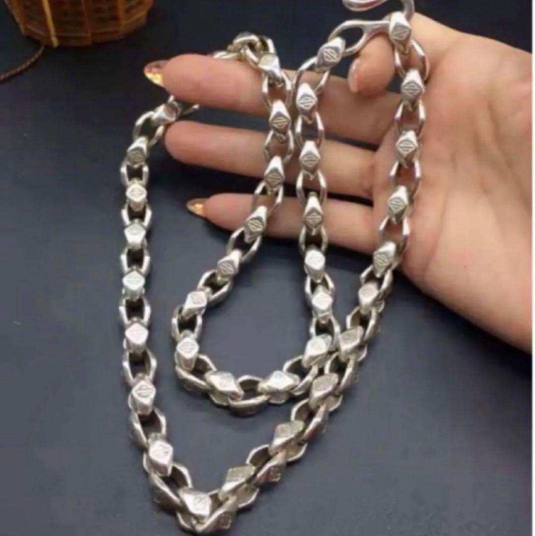 シルバー925 ヴィンテージ ハーレー　ネックレス　ウォレットチェーン