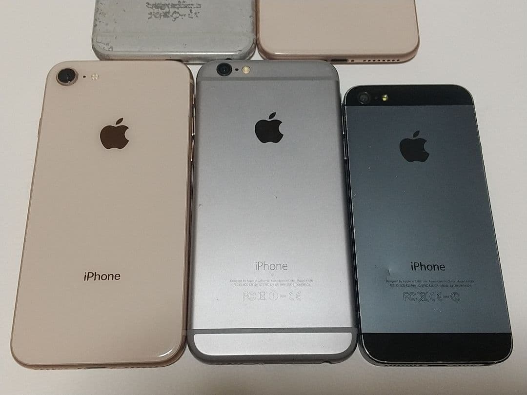 iPhone 5s/6/6s+/8/8+ 5台セット ジャンク