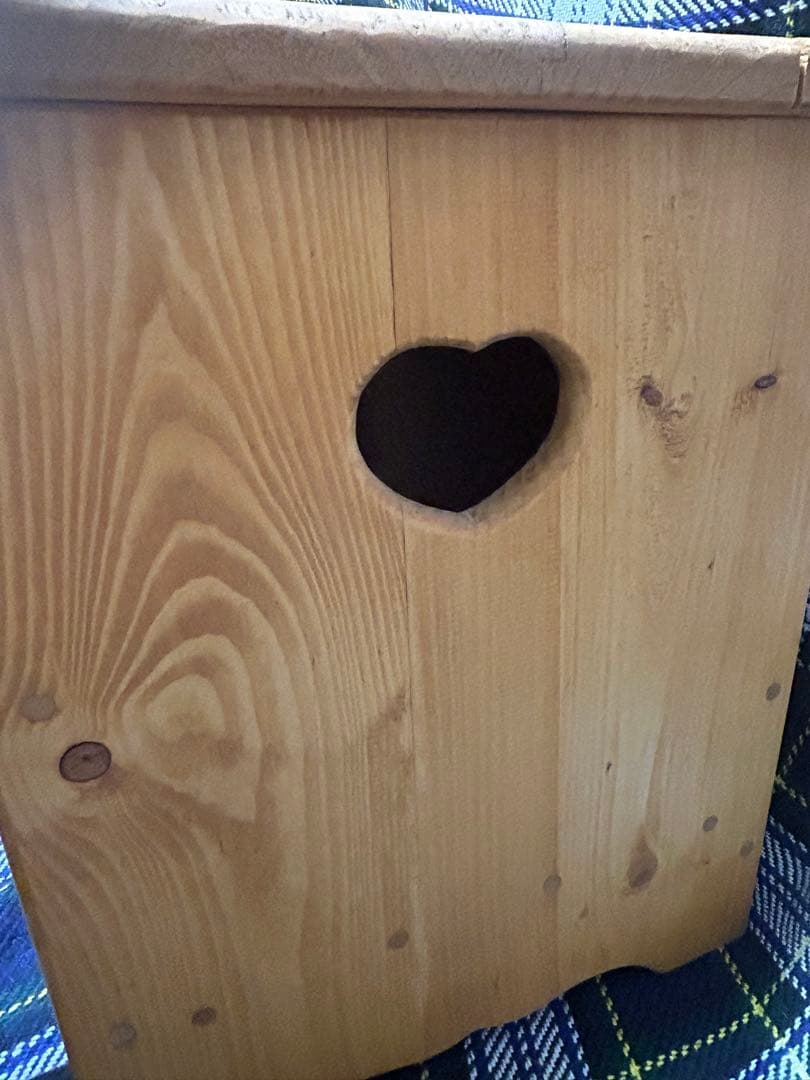 カントリー家具ハンドメイドベンチチェストラガディ＆アンディ　トールペイント