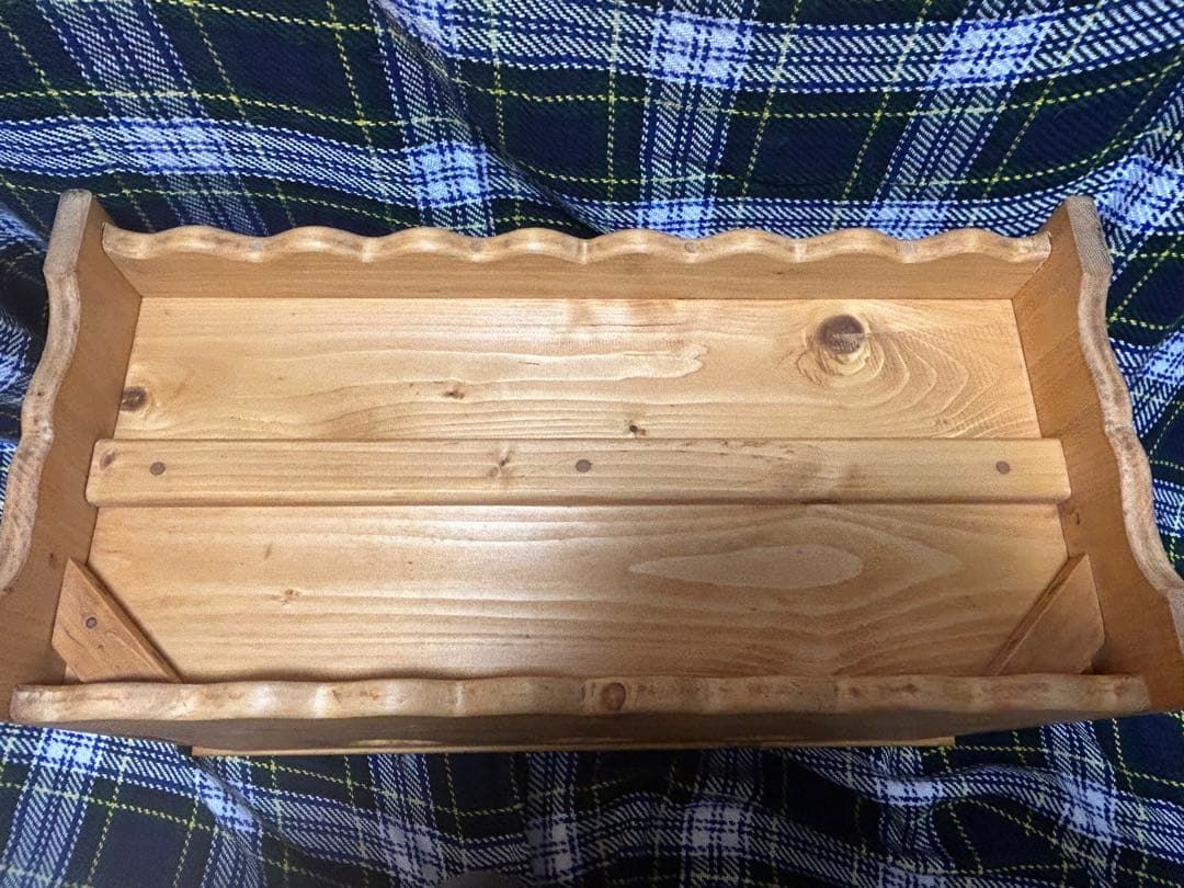 カントリー家具ハンドメイドベンチチェストラガディ＆アンディ　トールペイント