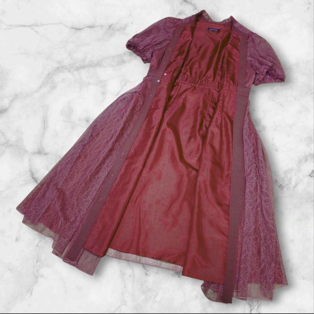 ✨46サイズ✨23区 APPLAUDIR 総レース タックディテール ドレス