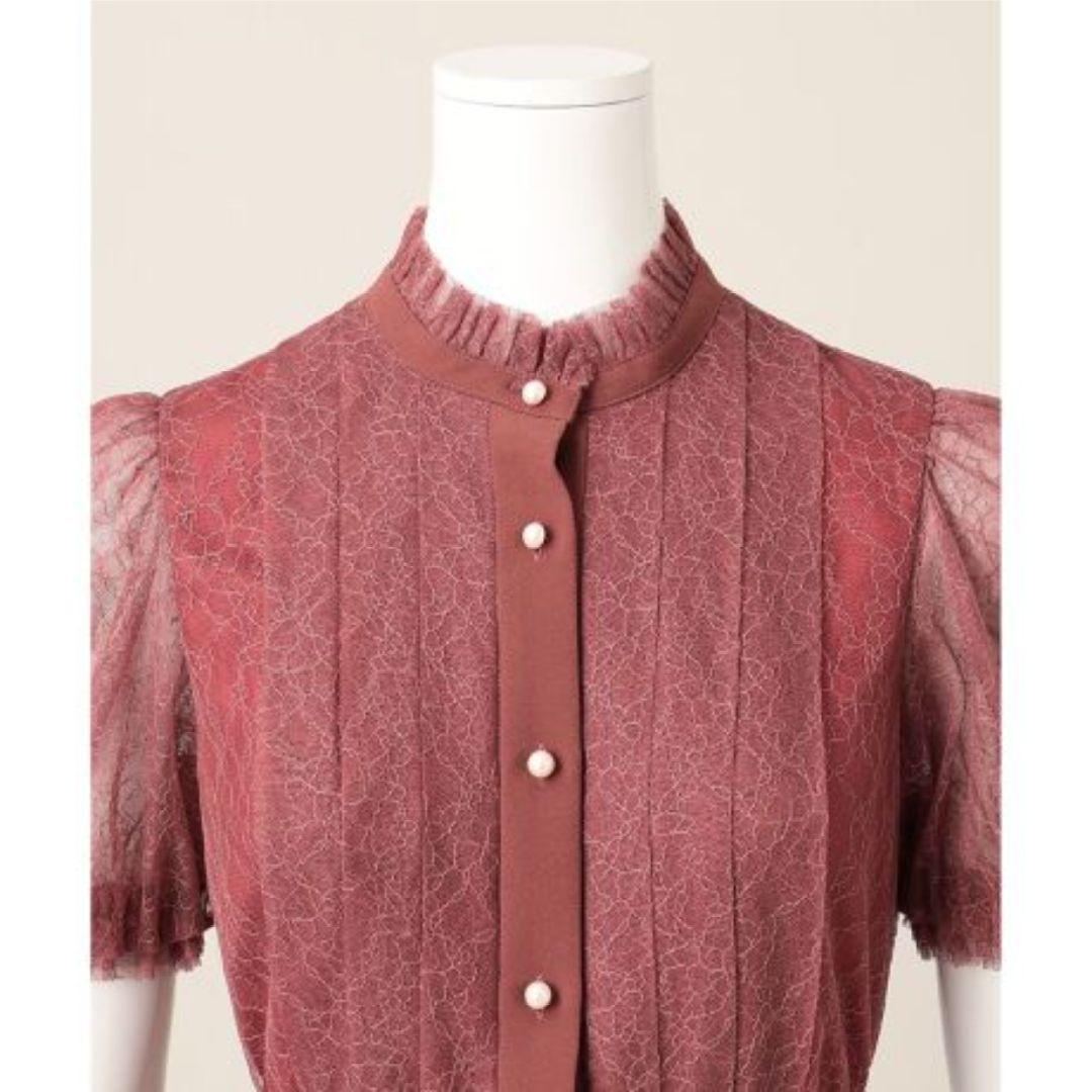 ✨46サイズ✨23区 APPLAUDIR 総レース タックディテール ドレス