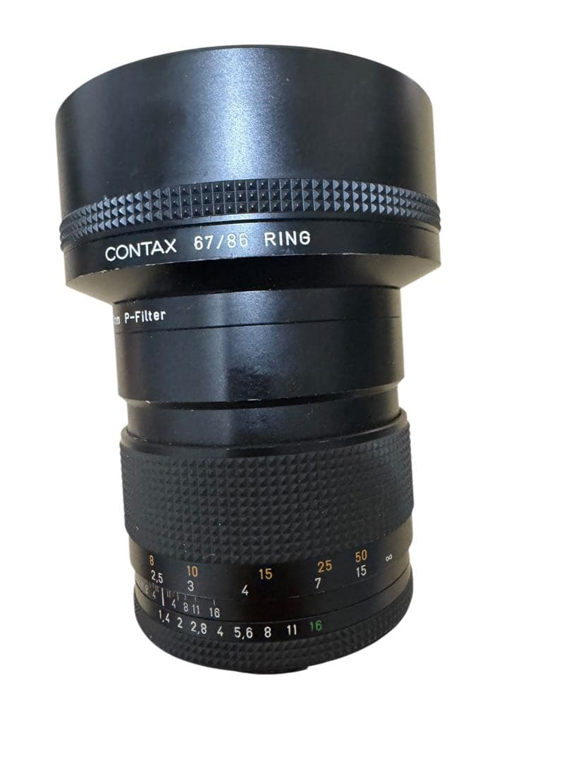 CarlZeiss Planar85mm f1.4 CONTAXメタルフード4付