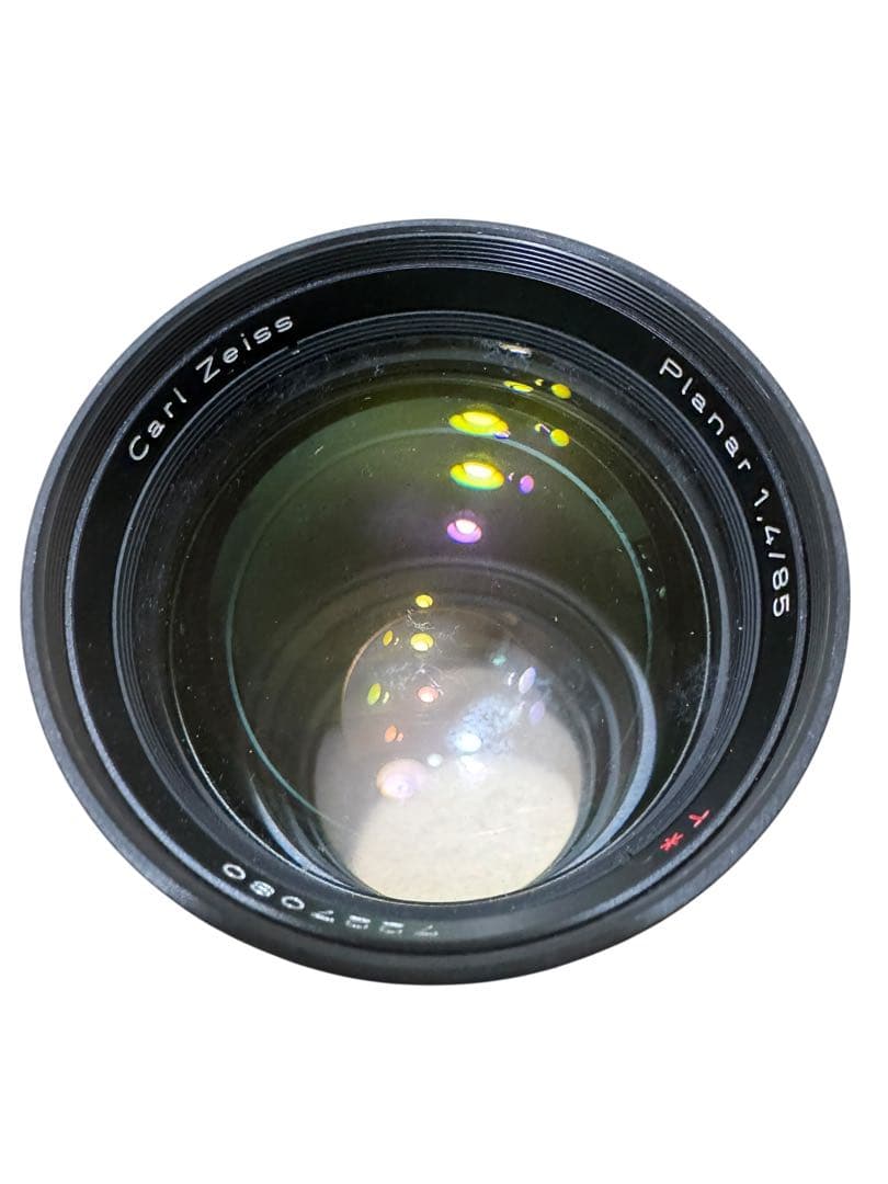 CarlZeiss Planar85mm f1.4 CONTAXメタルフード4付