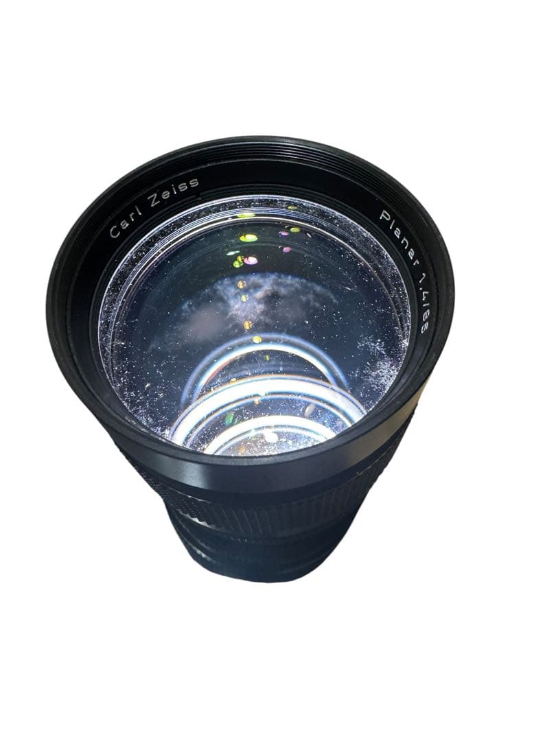 CarlZeiss Planar85mm f1.4 CONTAXメタルフード4付