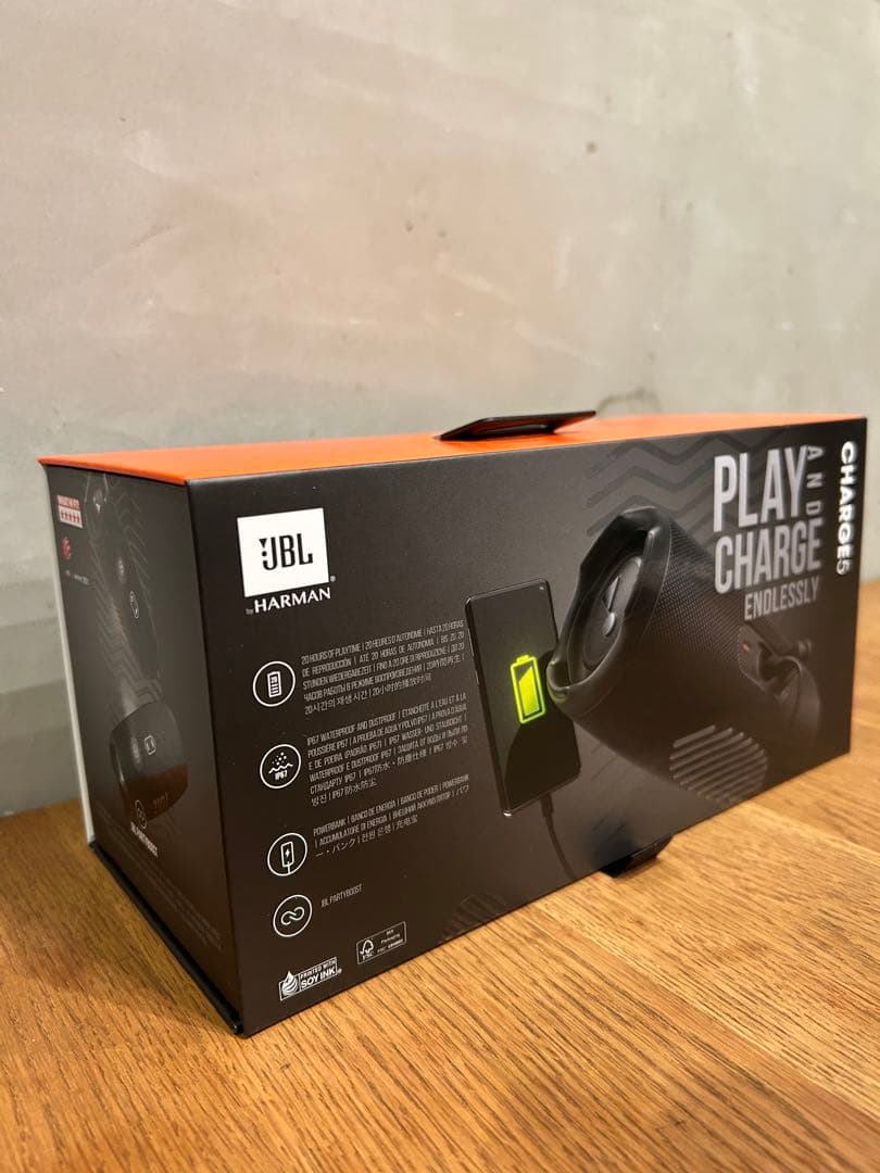 JBL CHARGE5 ブラック 新品未開封 Bluetoothスピーカー