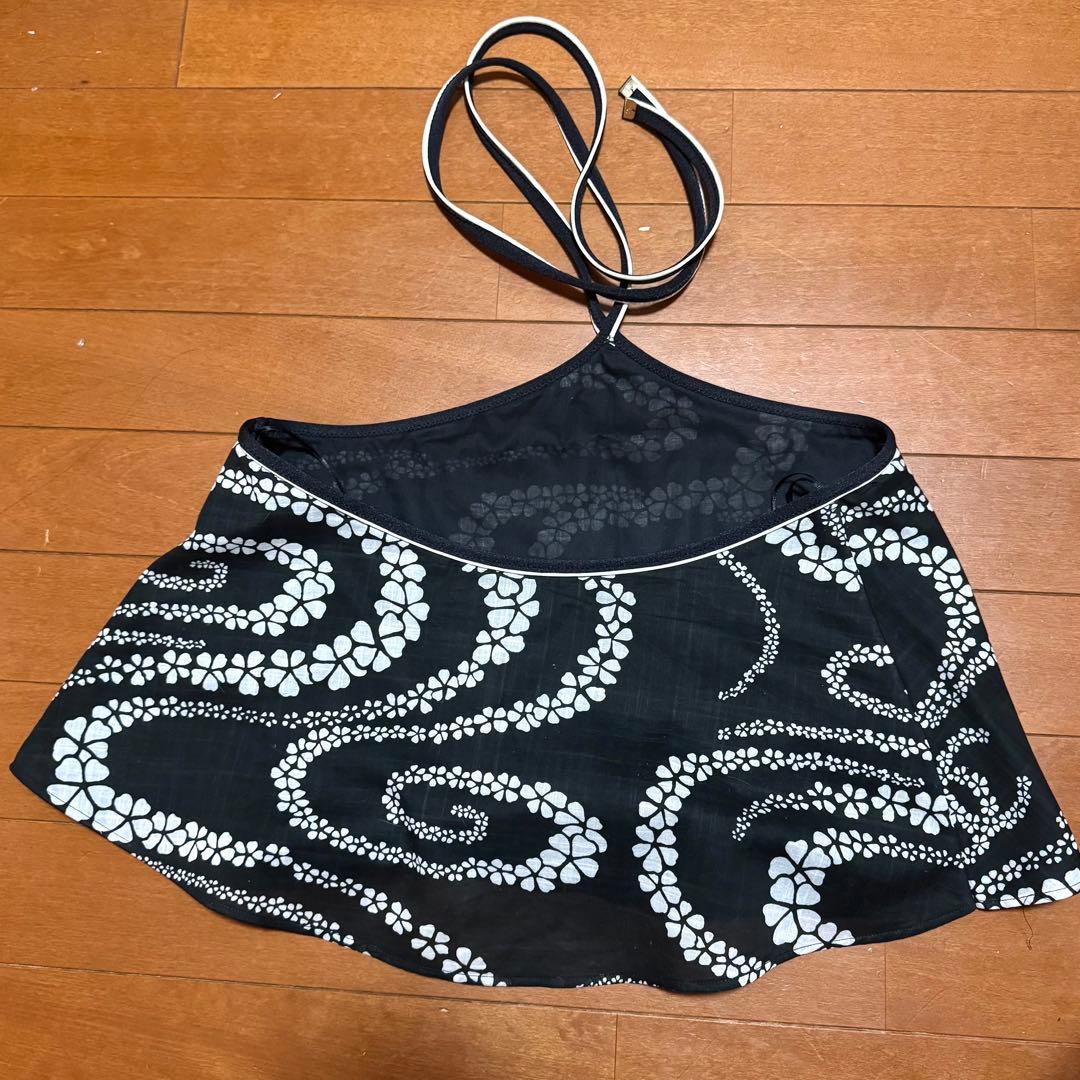 25CHANELシャネルココビーチホルターキャミソール34黒