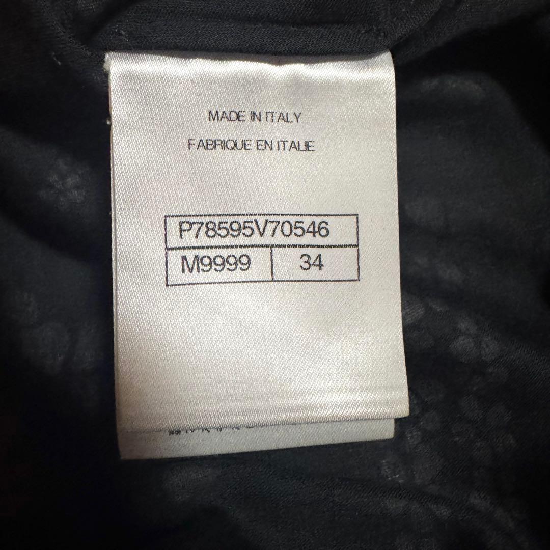 25CHANELシャネルココビーチホルターキャミソール34黒