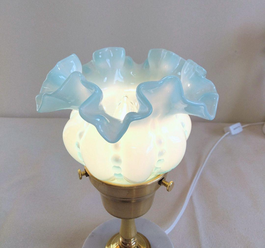 ☆美 フェントン ベイビーブルー オーバーレイシェードランプ