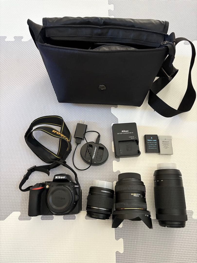 Nikon d5600 デジタル一眼レフとレンズセット