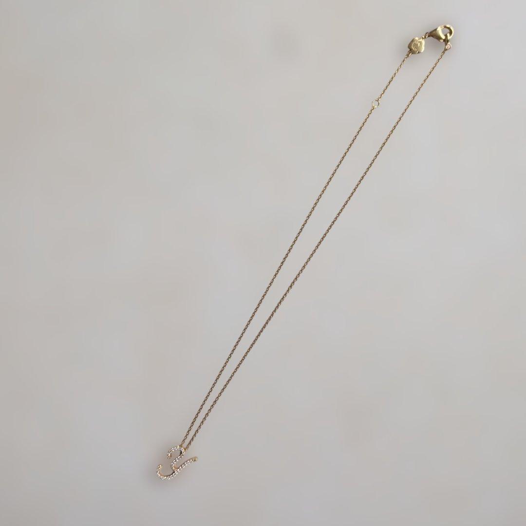 ポンテヴェキオ ダイヤ ネックレス イニシャル Y　Ponte Vecchio