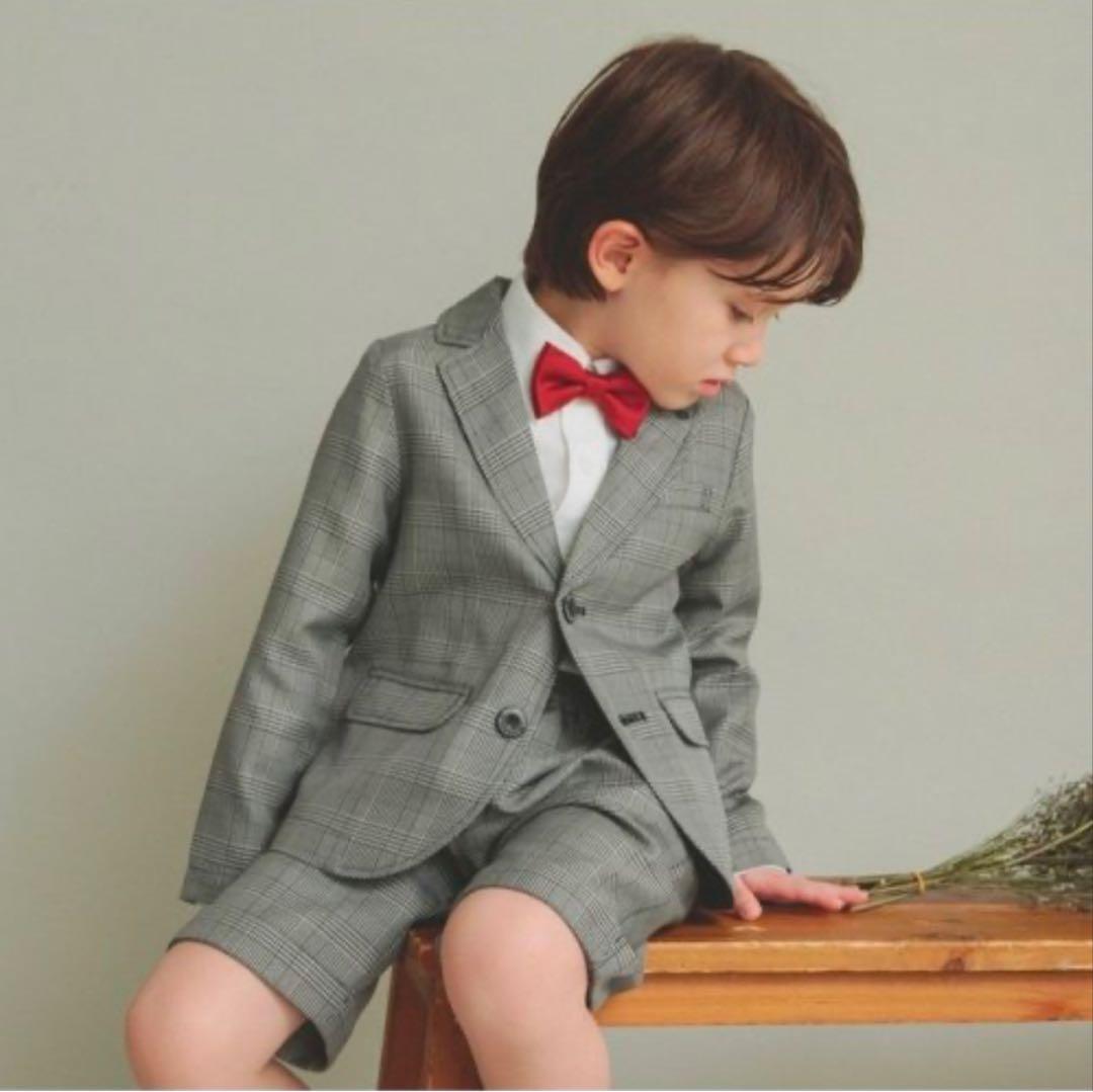 120 ブランシェス　キッズスーツ　靴セット