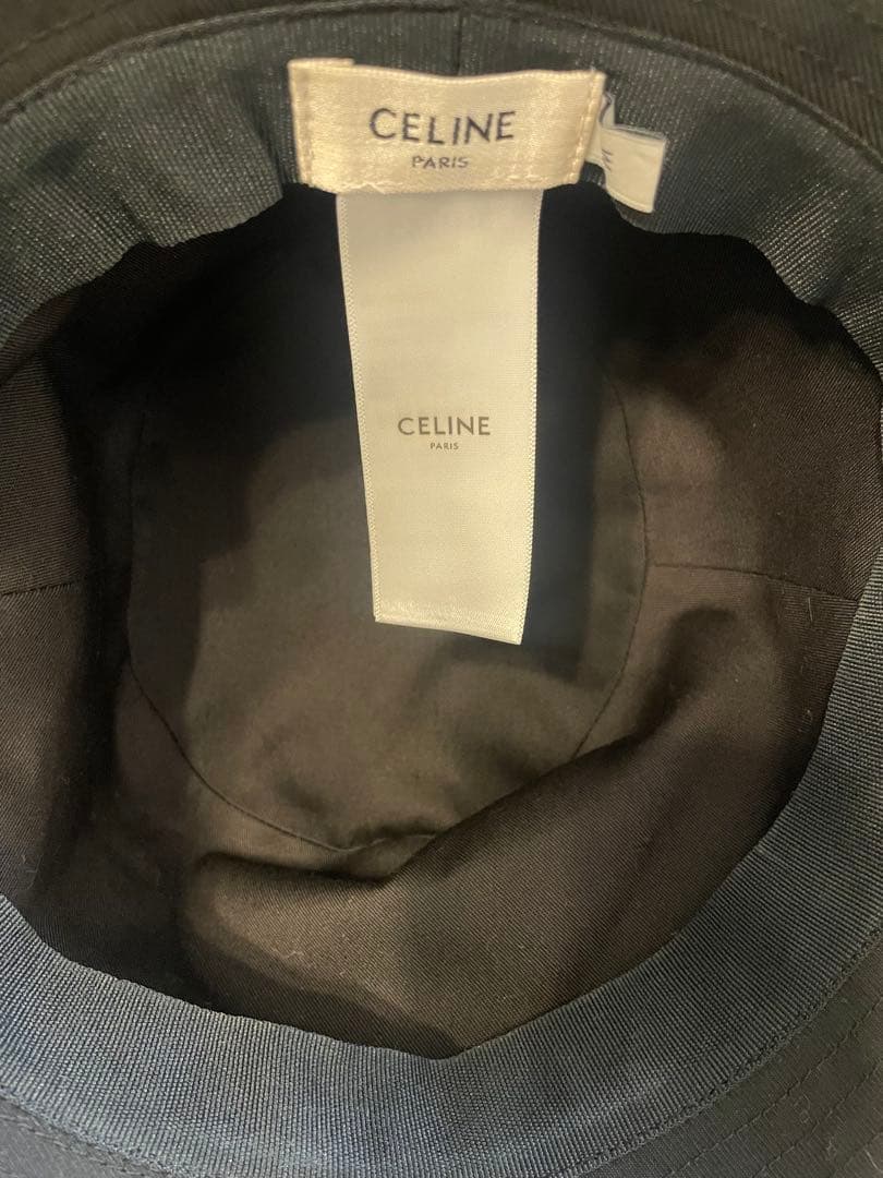 CELINE バケットハット 黒　M ユニセックス