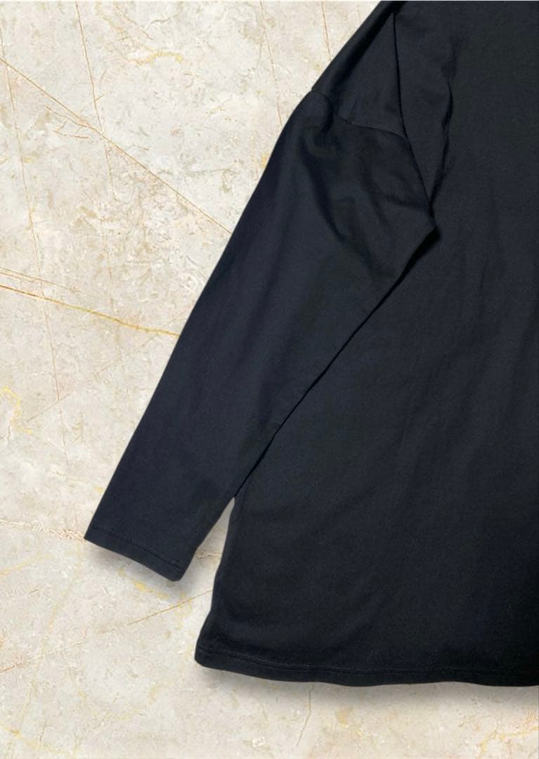 新品タグ付✨【ENFÖLD】 スビン天竺 BOX Aラインカットソー 38 黒