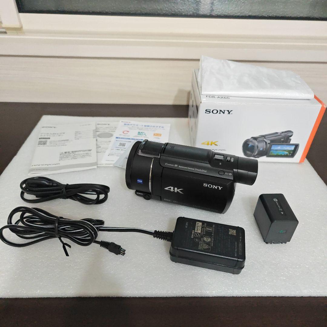 SONY 4K HANDYCAM FDR-AX60 30倍ズーム 本体