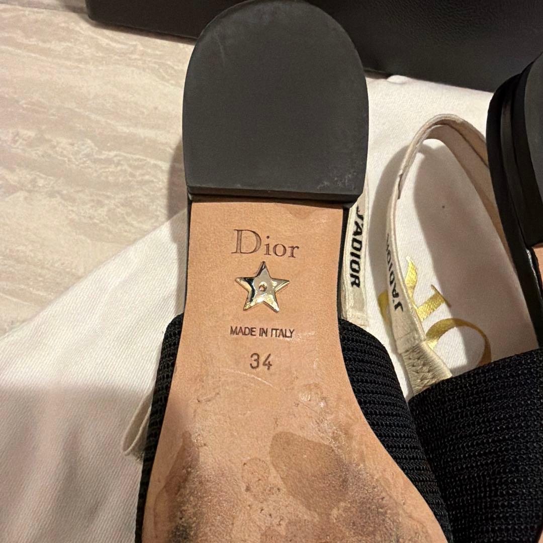 Dior スリングバック ミュール