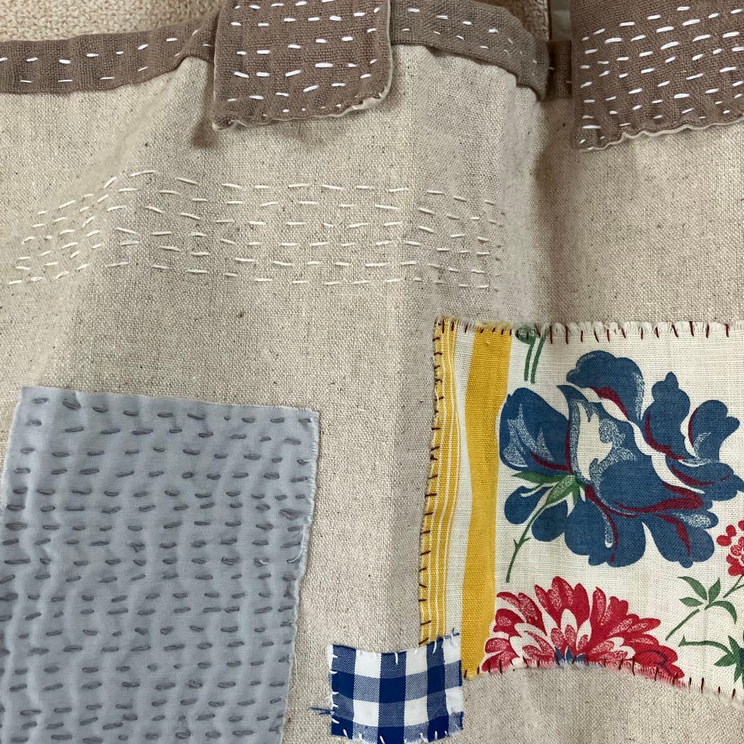 ハンドメイド　ちくちく∴手縫い＊バック　 刺し子　パッチワーク